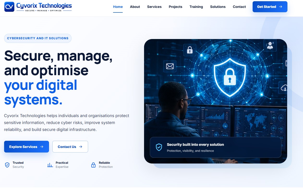 Cyvorix Technologies Corporate Website